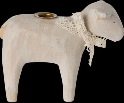 Wooden Candle holder - Off White Lamb></noscript>Maileg Hot