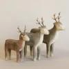 Wooden Reindeer Candle Holder>Maileg New