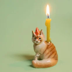 Maine Coon Cat Cake Topper>Camp Hollow Porcelain Animal Treasures Fashion