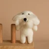 Maltese Dog Finger Puppet>Deer Harbour Design Clearance