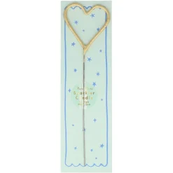 Gold Sparkler Heart Candle>Meri Meri Fashion