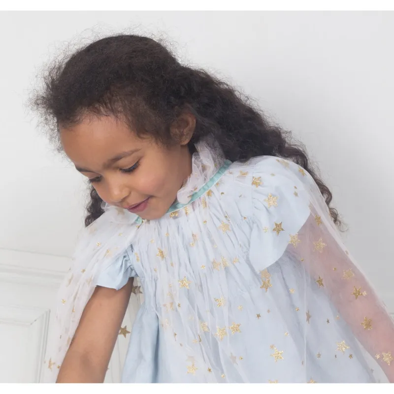 White Tulle Star Cape Costume - Final Sale>Meri Meri Best
