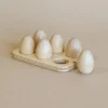 Wooden Half Dozen Eggs - Made in USA>Milton & Goose New