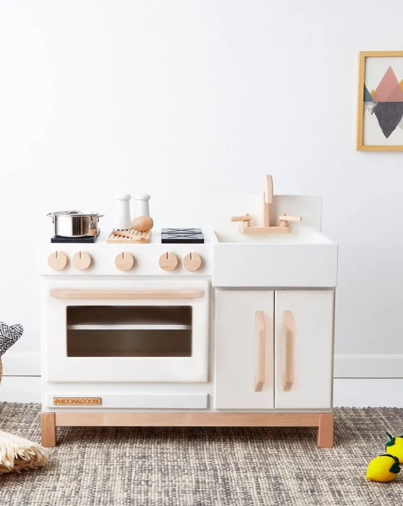 Wooden Play Kitchen - Made in USA>Milton & Goose Best