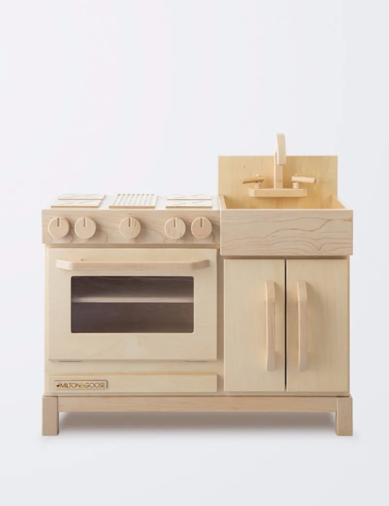 Wooden Play Kitchen - Made in USA>Milton & Goose Best
