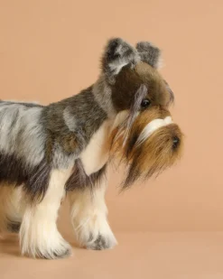 Miniature Gray Schnauzer Dog Stuffed Animal, 18">Hansa Fashion