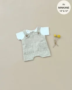 Doll Clothing | Antonin Overalls Set Doll Clothing>Minikane Online