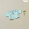 Doll Clothing | Claudia Cardigan in Fleece - Green Tea>Minikane Best