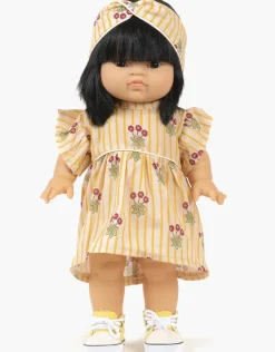 Doll Clothing | Daisy Dress & Headband in Cotton - Daisies>Minikane New