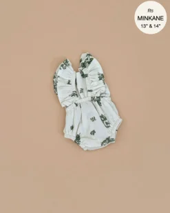 Doll Clothing | Lou Retro Romper in Cotton Gauze - Mistletoe>Minikane Discount
