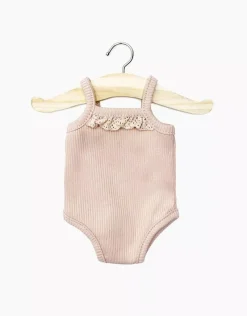 Doll Clothing | Les P'tits Basique, Jumpsuit in Ribbed Cotton - Petal>Minikane Best