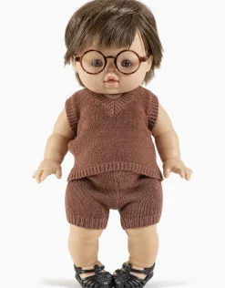 Doll Clothing | Vito Shorts in Knit Wool - Caramel></noscript>Minikane Online