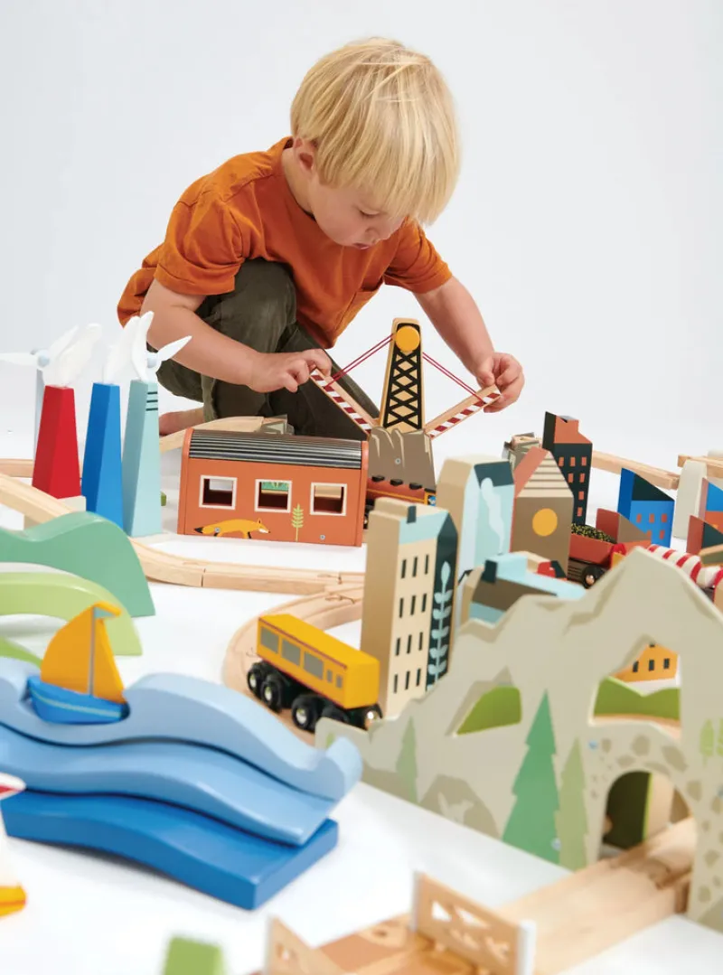 Mountain View Train set>Tender Leaf Toys Online