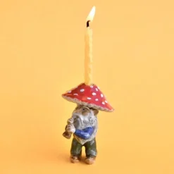 Mushroom Gnome Cake Topper>Camp Hollow Discount