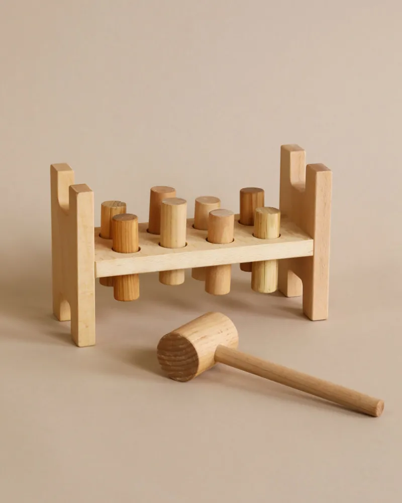 Natural Pound-a-Peg>Wooden Story Best