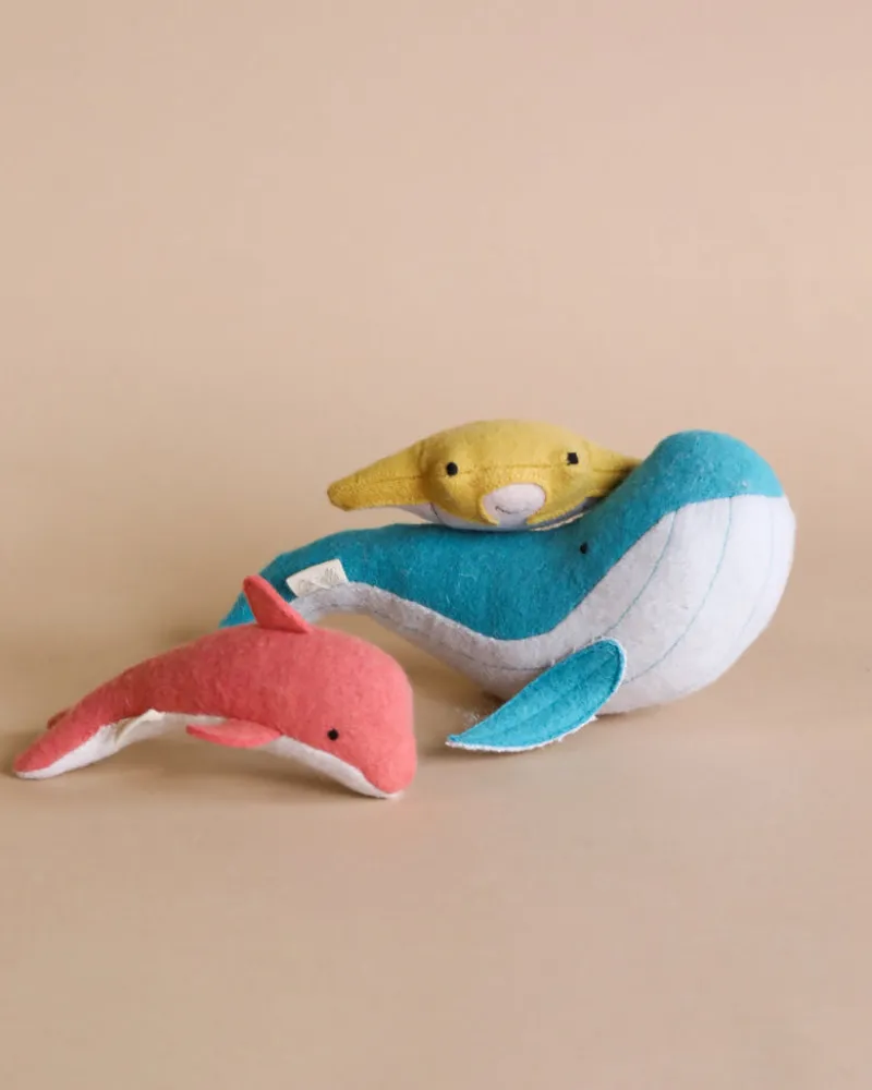 Holdie Folk Felt Ocean Animals>Olli Ella Outlet