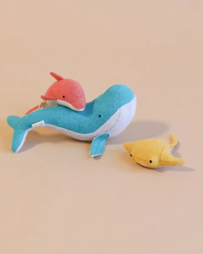 Holdie Folk Felt Ocean Animals>Olli Ella Outlet