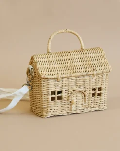 Rattan Casa Clutch>Olli Ella Outlet