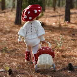 Rattan Mushroom Luggy - Red><noscript><img width=