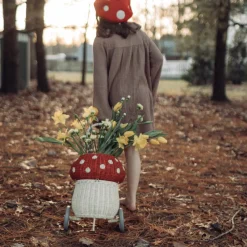 Rattan Mushroom Luggy - Red><noscript><img width=