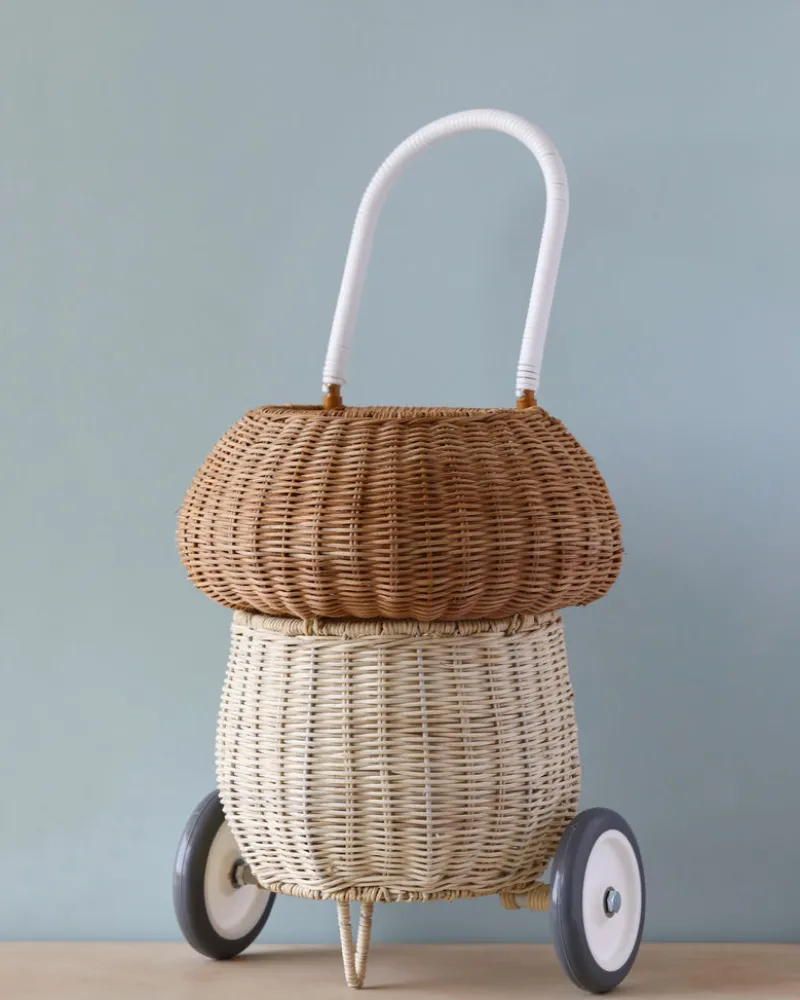 Rattan Mushroom Luggy - Natural>Olli Ella Sale