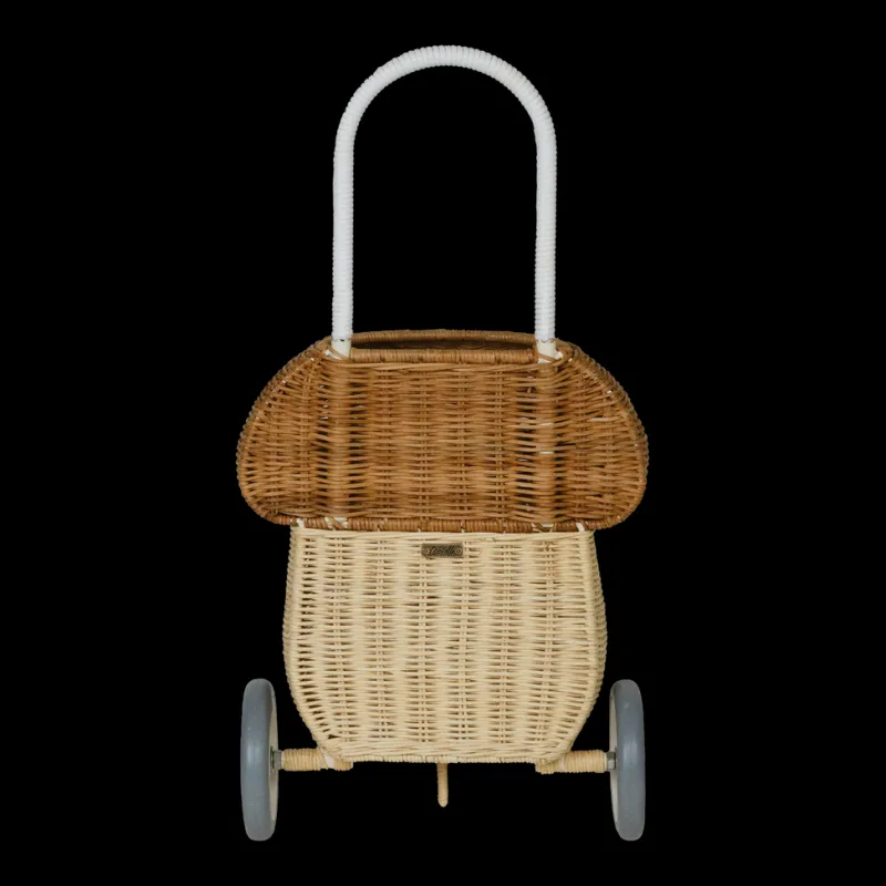 Rattan Mushroom Luggy - Natural>Olli Ella Sale
