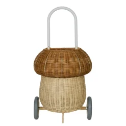 Rattan Mushroom Luggy - Natural><noscript><img width=