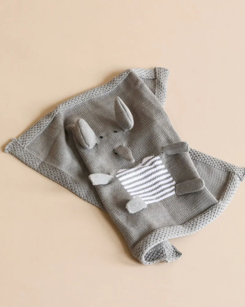 Organic Baby Lovey Blanket - Elephant>Estella Hot