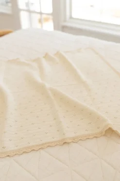 Organic Pointelle Cotton Knit Baby Blanket></noscript>New Grain Best