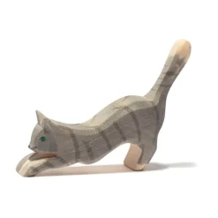 Gray Cat, Jumping><noscript><img width=