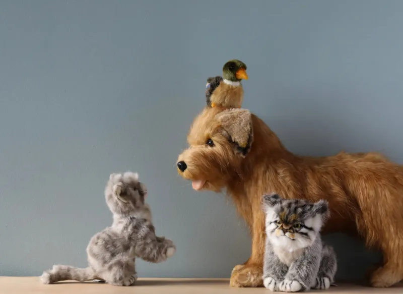 Pallas Kitten Stuffed Animal>Hansa Clearance