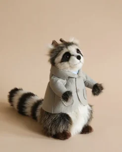Papa Raccoon With Jacket Stuffed Animal>Hansa Fashion