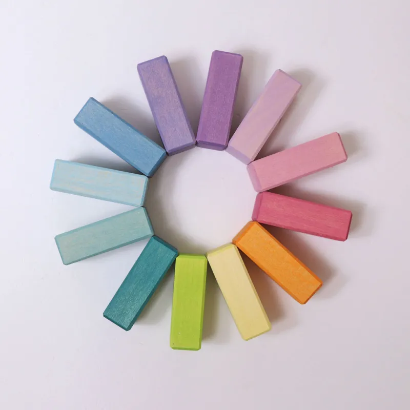 Pastel Duo Block Set>Grimms Discount