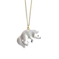 Polar Fox Necklace>Camp Hollow New