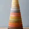 | Handmade Large Pyramid Tower Stacker - Natural>Raduga Grez Clearance