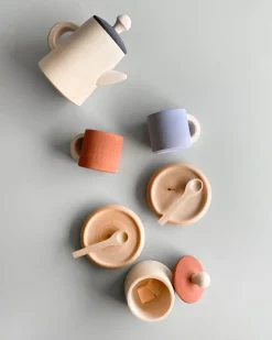 Handmade Wooden Tea Set>Raduga Grez Online