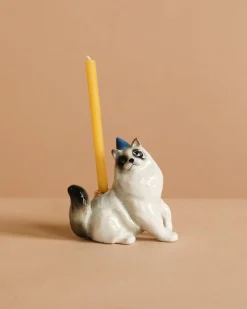 Ragdoll Cat Cake Topper>Camp Hollow Porcelain Animal Treasures Clearance