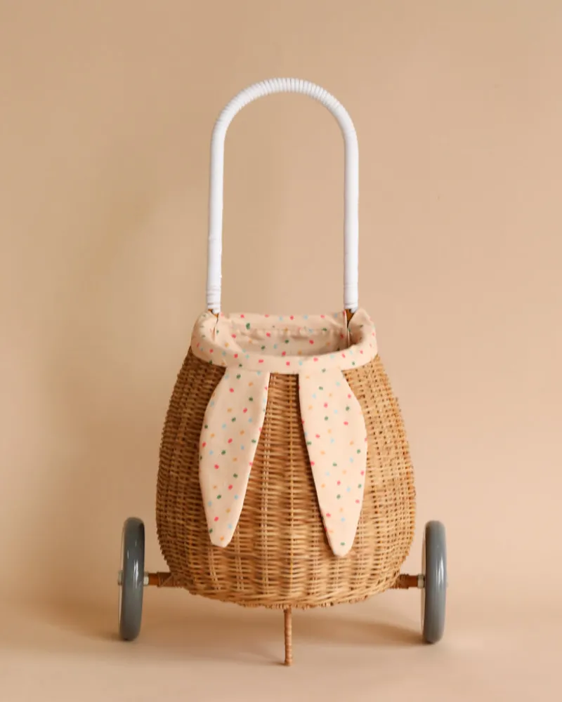 Rattan Bunny Luggy With Lining – Gumdrop>Olli Ella Outlet