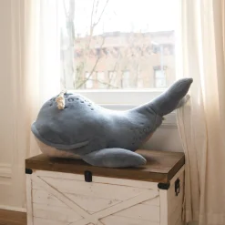 Ride-On Whale Pouf><noscript><img width=