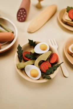 Handmade Wooden Breakfast Set><noscript><img width=