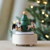 Santa & Reindeer Music Box>Wooderful Life New