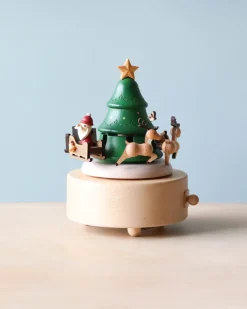 Santa & Reindeer Music Box><noscript><img width=