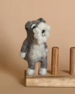 Schnauzer Dog Finger Puppet>Deer Harbour Design Discount