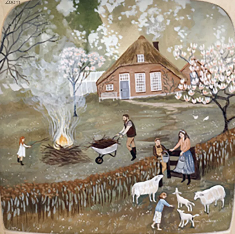 Silhouette Only - Bonfire Silhouette for Lamp>Toverlux Outlet