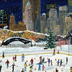 Silhouette Only - Christmas in New York for Lamp>Toverlux Fashion