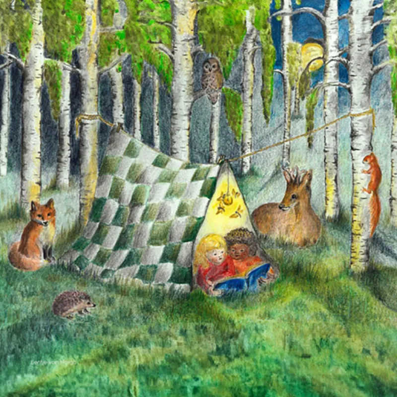 Silhouette Only - Forest Whispers for Lamp>Toverlux Sale