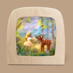 Silhouette Only - Girl with Deer for Lamp>Toverlux Outlet