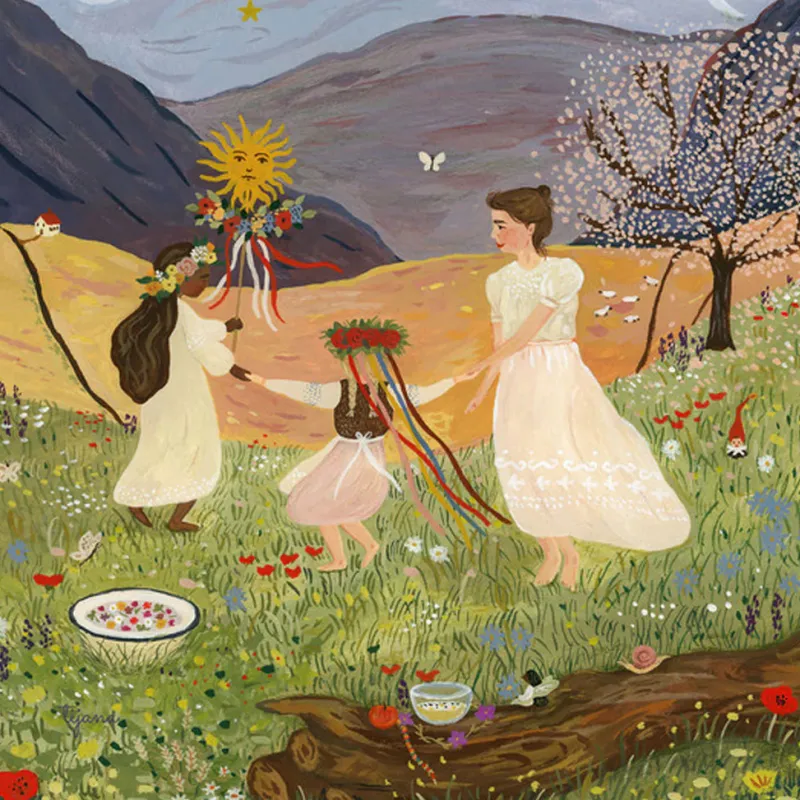 Silhouette Only - May Queen Dance for Lamp>Toverlux Discount