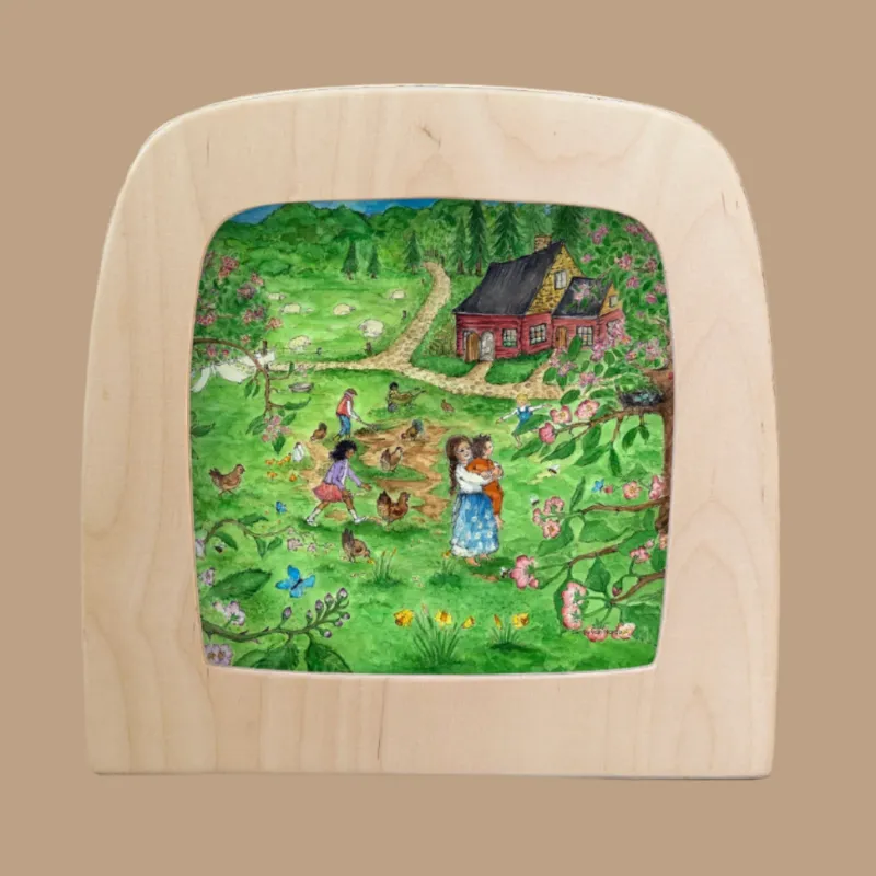 Silhouette Only - Red Cottage: Spring for Lamp>Toverlux Outlet