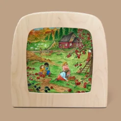 Silhouette Only - Red Cottage: Autumn for Lamp>Toverlux Best